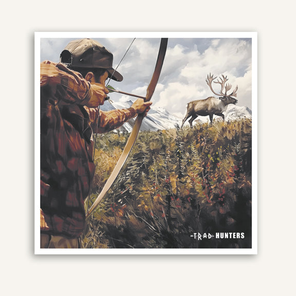 "Broadside" – Fine Art Poster | Trad Hunters Magazine