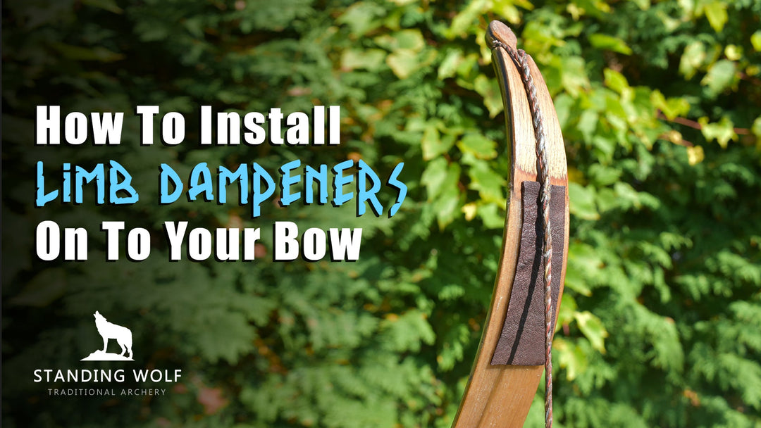 How to Install Your Deer Leather Limb Dampeners