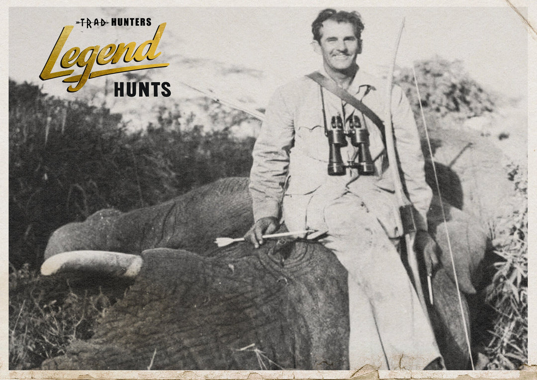 Howard Hill longbow elephant hunt Africa 1950 traditional bowhunting