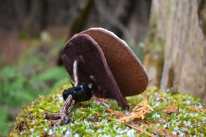 "The Hunter" (Otter Fur) - Archery Finger Tab - 3 Under