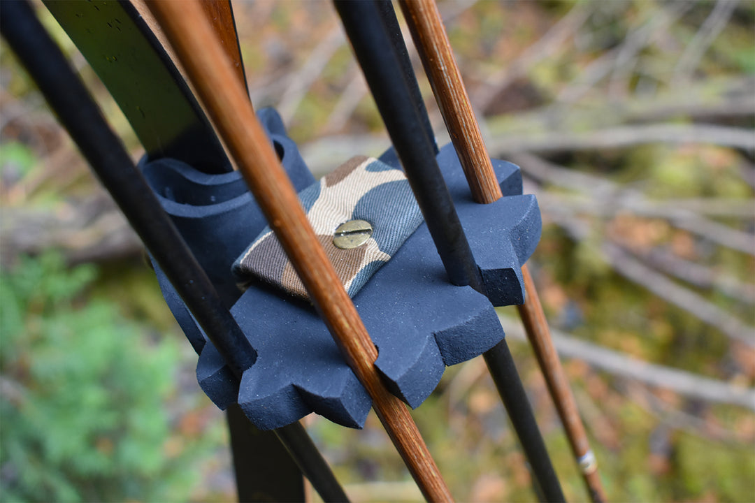 Two Tone Vintage Camo - Traditional Bow Quiver For Recurve Bows & Longbows - 5 Arrows