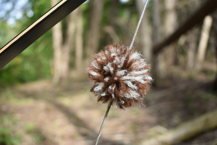 Alpaca/Navajo Wool Bow Silencer by Standing Wolf Traditional Archery