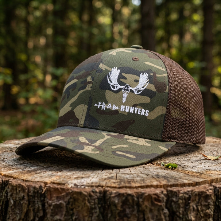 Moose Skull Camo Hat