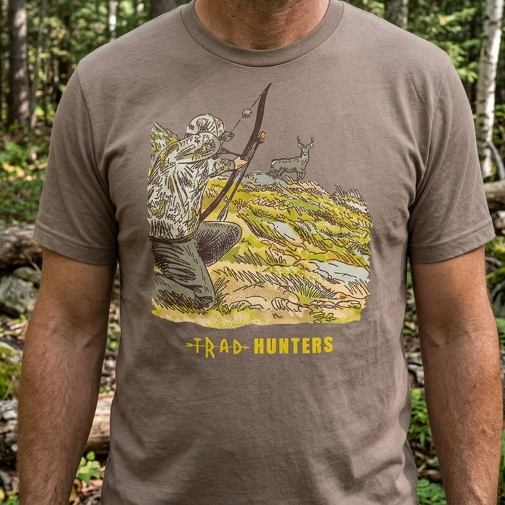 Trad Hunters "The Draw" – Traditional Bowhunter Ridge Tee